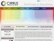 Tablet Screenshot of cirrusmktg.com